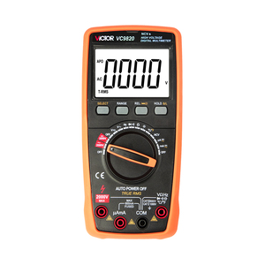 Multímetro Digital Profesional Victor 9820 True RMS, 6000 Contenedores, Rango Automático, Alto Voltaje 2000V con Función NCV - Product Image 1