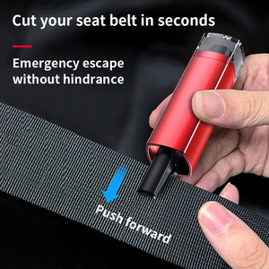 Mini rompevidrios aleación de aluminio seguridad martillo cinturón corte herramientas de emergencia Escape portátil coche seguridad <span class=keywords><strong>Kit</strong></span> - Product Image 5