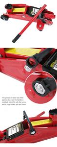 Gato, coche, coche, Gato hidráulico, utilizado para el mantenimiento del coche, con una carga de 2.000 kg, fácil de llevar, fácil de operar - Product Image 6