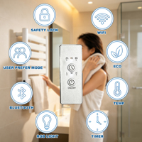 Thermostat intelligent à température constante TDS pour chauffe-serviettes, interrupteurs de contrôle de température, vente en gros