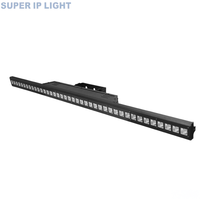 Barre de lumière de scène DMX 0-100 à gradation fluide, effet rideau, stroboscope et faisceau 14*3W RGB 3-en-1 pour KTV, bar et DJ
