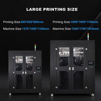 Imprimante 3D FDM industrielle avec extrudeuse pour signalétique LED haute vitesse et grand volume d'impression