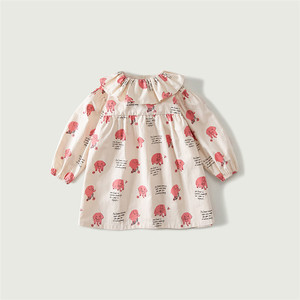 Vestidos de Princesa para Niñas, con Estampado de Animales de Dibujos Animados, Transpirables, de Manga Larga - Product Image 3