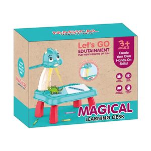 ชุดกระดานวาดภาพสำหรับเด็กชุดโต๊ะเรียนศิลปะไดโนเสาร์การ์ตูน - Product Image 1