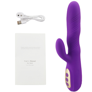 Juguete Sexual para Adultos Twist, Vibrador de Clítoris Recargable por USB, Color Morado, Vibrador de Estimulación para Adultos - Product Image 1