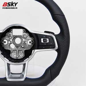 Convient au volant <span class=keywords><strong>sport</strong></span> en cuir de haute qualité de Volkswagen CC Magotan Golf 6 7 MK7 MK6 Lavida Passat GTI Tiguan - Product Image 5
