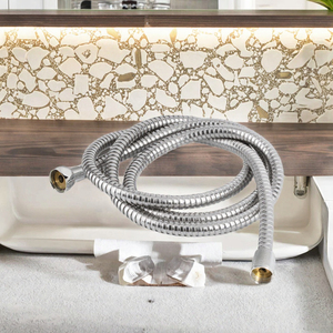 Tubo Flessibile per Doccia Universale in PVC Design Moderno Suban con Ugello Esteso per Collegamento Acqua Domestica e <span class=keywords><strong>Bagno</strong></span> Garanzia 1 Anno - Product Image 3