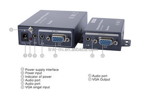 Extensor <span class=keywords><strong>VGA</strong></span> Adaptativo Local <span class=keywords><strong>de</strong></span> 100m sobre Cable Cat5e/6, Solución Ideal para Aplicaciones <span class=keywords><strong>de</strong></span> Señalización Digital - Product Image 5