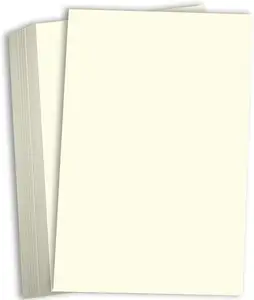 क्रीम कार्डस्टॉक 11x17 पेपर भारी वजन 80 lb कवर कार्ड स्टॉक