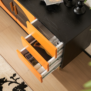 Modern Nordic Modular Kitchen Cabinet and Antique <b>Sideboard</b> With Large Capacity HDF for Dining Living Room <b>Sideboard</b> Cabinet - Product Image 5