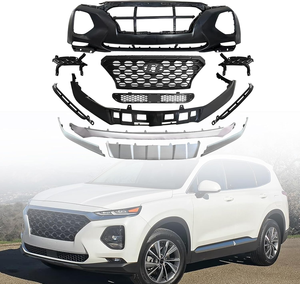 Pièces de rechange extérieures de carrosserie automobile de haute qualité, kit complet de pare-chocs avant, assemblage complet de pare-chocs pour <span class=keywords><strong>Hyundai</strong></span> <span class=keywords><strong>Santa</strong></span> <span class=keywords><strong>Fe</strong></span> 2019 2020 - Product Image 1