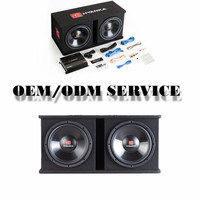 Subwoofer para Auto de Alto Rendimiento y Bajos Profundos de 12 Pulgadas HYANKA SKP-D12M 400W RMS 4 Ohmios con Marco de Aluminio OEM Personalizado