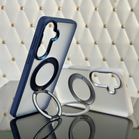 Étui de téléphone antichoc à coussin d'air avec protection 360° en TPU TPE PET IMD à double couche magnétique à chargement sans fil pour 17 Pro