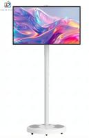 Écran intelligent portable rotatif à 90° de 32 pouces, 1080p, tactile 10 points, Android 14, anti-reflet, CMS de texte pour magasins de détail et métros