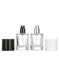 Nouvelle Arrivée - Boîte de Luxe pour Petits Flacons d'Huile de Parfum 30ml/50ml/100ml - Emballage en Verre Transparent avec Pompe Pulvérisatrice pour Cils et Crème Visage