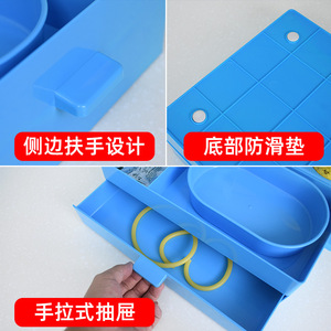 Plateaux de pansements en plastique stériles pour perfusion, boîtes de rangement pour la gestion des 6S, chariot d'hôpital pour les articles de traitement et de soins - Product Image 5