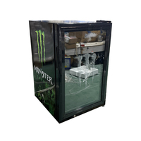 Mini réfrigérateur SC70 70L Monster/Energy Drink 500ml avec lumière LED