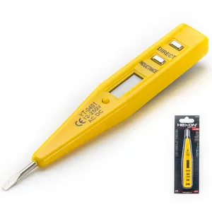 Lcd électrique électricien détecteur numérique testeur de tension tournevis stylo affichage testeur de tension