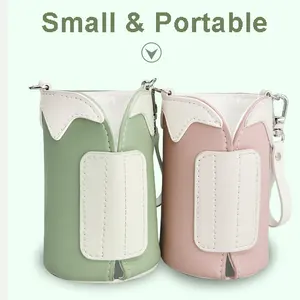 Penjualan laris 2024 tas penghangat botol pemberi makan bayi tas panas pintar portabel penghangat susu dengan baterai