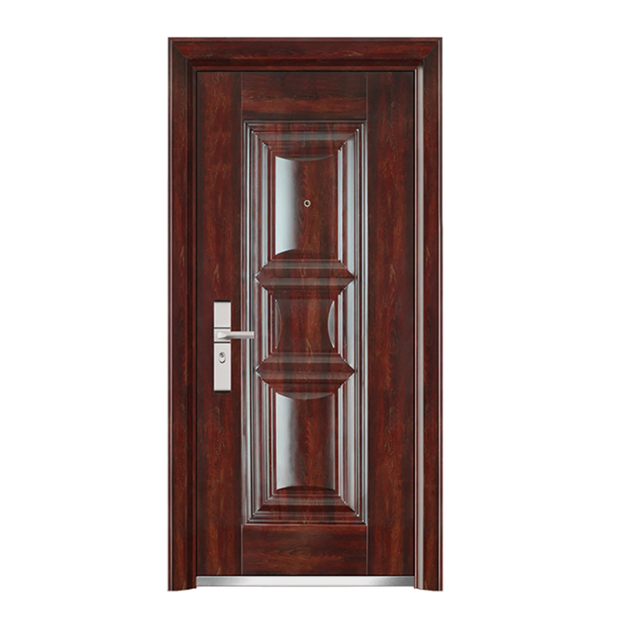 Novel Design Golden Supplier Cheap Steel Door Wrought Iron Antique Entry Door With Low Price Security Home Doors