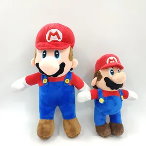 Boneka mewah Mario populer mainan figur Super Brothers bantal lempar mainan hewan mewah Permainan Super Mario