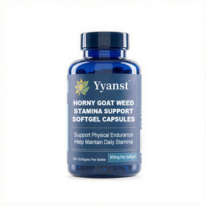 Suplemento Herbal en Cápsulas Blandas con Extracto de Horny Goat Weed para Apoyo a la Resistencia Física en Hombres Activos OEM ODM - Product Image 1