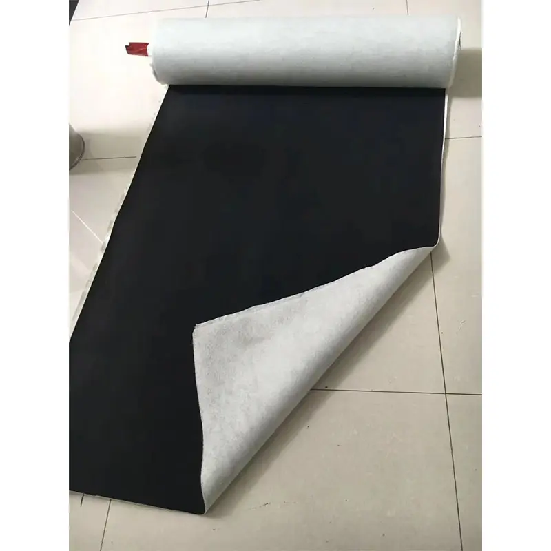 EPDM גג גומי קרום עמיד למים לסרט בנייה 1.2 מ""מ 1.5 מ""מ גיליון ממברנות מחוזקות גיאוממברנה