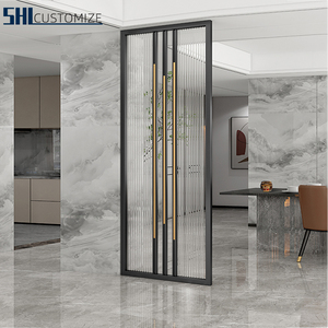 Biombos Decorativos Personalizados, Separador de Ambientes, Biombo de Corte Láser, Biombo Metálico, Decoración de Vidrio Colgante Contemporánea de Año Nuevo - Product Image 3