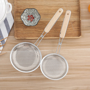 Thickened Durable Stainless Steel Skimmer Spoon, Wire Mesh Spider <b>Strainer</b> with Long Handle, Multipurpose Hot Pot Noodle - Product Image 3