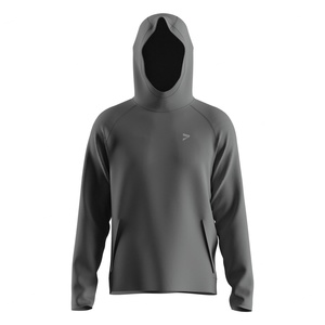 Sweat à capuche fin et confortable, respirant, sans plis, en polyester, coton et élasthanne, extensible dans les quatre sens pour un usage quotidien urbain - Product Image 5