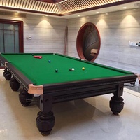 Table de billard BOJAZND, norme commerciale nationale, 3,85x2,05m, pour usage domestique et intérieur, billard anglais/snooker, fabrication chinoise
