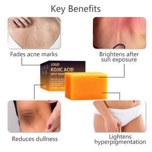 Savon éclaircissant personnalisé à l'acide kojique pour estomper les taches <span class=keywords><strong>solaires</strong></span> ; Savon blanchissant à la niacinamide pour éliminer la pigmentation - Product Image 4