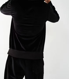 Vendita calda di ricamo Tech felpe con cappuccio Anime felpe con cappuccio <span class=keywords><strong>da</strong></span> uomo personalizzate piena stampa e pantaloncini - Product Image 4