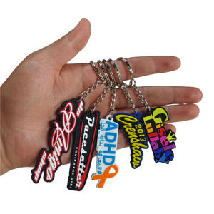 Design Custom 2d 3d Soft Pvc Keychain logo Toy Rubber <b>Keychains</b> Silicone Rubber <b>Personalized</b> Customized KEY CHAIN - Product Image 1