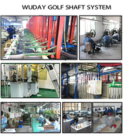 Tige de club de golf en acier à texture bois simulée, impression par transfert thermique haute définition, vente en gros, personnalisable