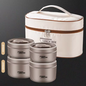 304 <strong>Stainless</strong> <strong>Steel</strong> Insulated 1-3L Leak Proof Lunch Box Microwaveable Heated <strong>Food</strong> Storage <strong>Container</strong> for Office Workers' - Product Image 6