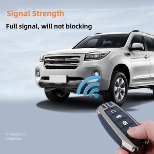 Kẽm Hợp kim + Silicone chìa khóa xe từ xa Bìa kim loại vỏ chìa khóa chủ bảo vệ đầy đủ cho H2S H4 H6 H7 H8 F7 M6 - Product Image 6