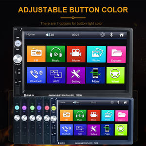 Radio Estéreo para Auto <span class=keywords><strong>7023B</strong></span>, Pantalla Táctil de 7 Pulgadas, SWC, BT, USB, FM, AUX, SD, Conexión Telefónica, <span class=keywords><strong>Reproductor</strong></span> MP5 para Auto - Product Image 2