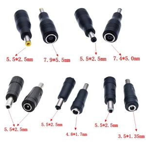 Giắc Cắm DC 5.5X2.5 Mm Đầu Đực Sang 7.9*5.5 7.4*5.0 3.5*1.35 4.8*1.7 5.5*2.5Mm Đầu Chuyển Đổi Phích Cắm Điện Một Chiều Cái - Product Image 1