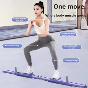 Thép Đa Chức Năng Bụng Bánh Xe Chia Loại Xương Chậu Cơ Bắp Huấn Luyện Viên Pilates Trượt Tuyết Máy Tập Thể Dục Bước Nền Tảng Nhà Sử Dụng - Product Image 1
