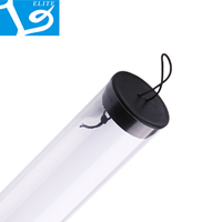 Tube de présentation en plastique directement du fabricant pour l'emballage de bonbons jouets pour le stockage et la surface sérigraphiée