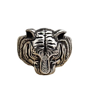 Men's Animal Zodiac Dragon Head <b>Ring</b> <b>Open</b> Top Punk Hip Hop Style Jewelry Gift - Product Image 5