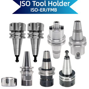 Porte-outil ISO40 SK40 pour routeur CNC à broche ATC, pour le travail du bois et le nesting, haute rigidité, avec goujon de traction, précision OEM - Product Image 2