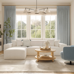 La colección Mandy Modular ofrece una textura acogedora y un estilo distintivo con su suave tejido de chenilla y costuras gruesas. - Product Image 1