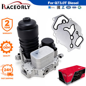 RACEORLY 059115397M Alloggiamento Filtro Olio per Audi Q7 VW <span class=keywords><strong>Touareg</strong></span> Phaeton <span class=keywords><strong>3.0</strong></span> <span class=keywords><strong>TDI</strong></span> V6 Diesel CASA CEXA 2006-2018 - Product Image 1