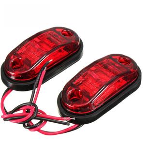 Feu arrière latéral à éclairage automatique 2 LED, clignotant blanc, ambre, rouge, lampe d'avertissement pour SUV, VTT, camions, ajustement universel 12-24V, garantie 2 ans - Product Image 4