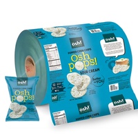Imprimé de qualité alimentaire PET/VMPET/CPP stratification Mylar pochette feuille d'aluminium emballage en plastique rouleau Film pour collations plantains puces