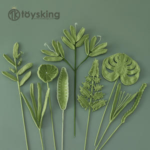 Nouvel emballage de bouquet de fleurs de style coréen japonais rouge net avec <span class=keywords><strong>fleur</strong></span> de crochet de neige avec produits finis de la série des feuilles - Product Image 2