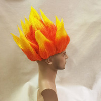 Perruque de troll à grandes flammes pour Halloween en gros MFJ-0066