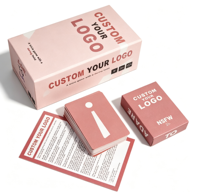 Jeu de cartes à jouer personnalisées de luxe en gros – Boîte de cartes de table imprimées sur mesure de qualité supérieure